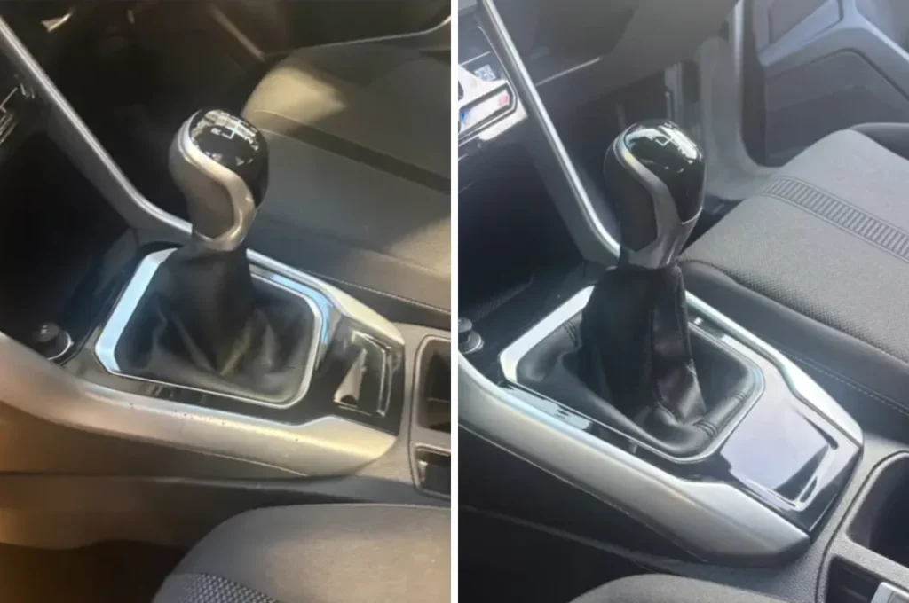 Repairing scratched or chipped car consoles brings them back to looking like new!